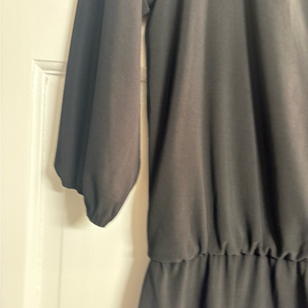 White House‎ Black Market Black Dress with Gold Accents S - Picture 12 of 12